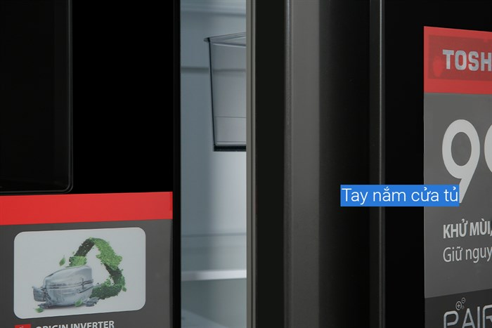 Tủ Lạnh Toshiba Inverter 568 Lít Side By Side GR-RS755WIA-PGV(22)-XK